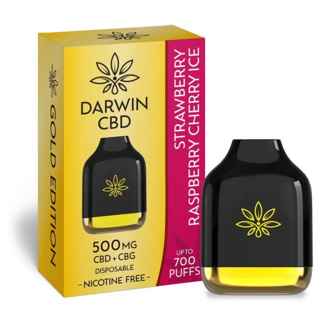 Darwin 500mg CBD+CBG Disposable