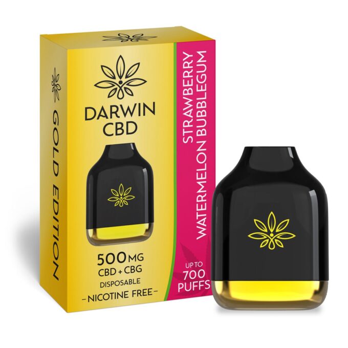 Darwin 500mg CBD+CBG Disposable