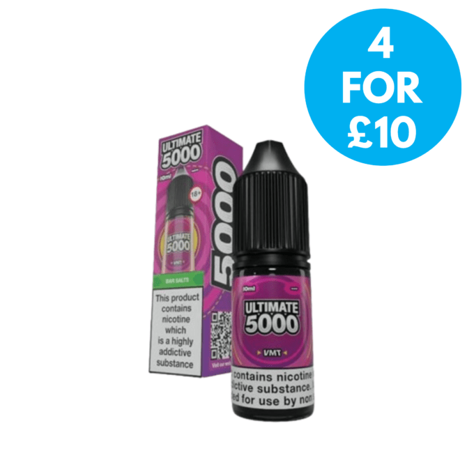 5mg Ultimate 5000 10ml Nic Salt (50VG/50PG)