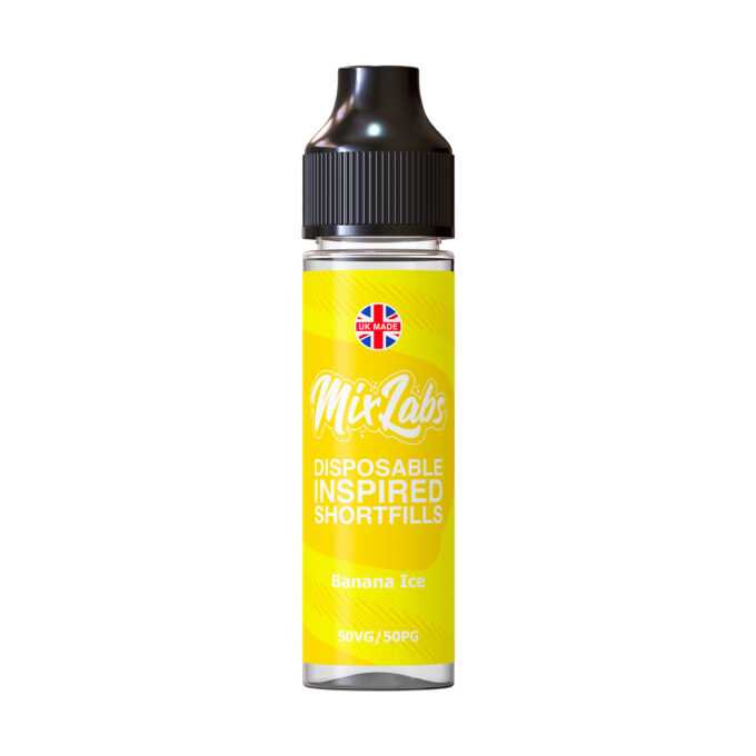 Mix Labs Disposable Inspired 50ML Shortfill (50VG/50PG) banana ice