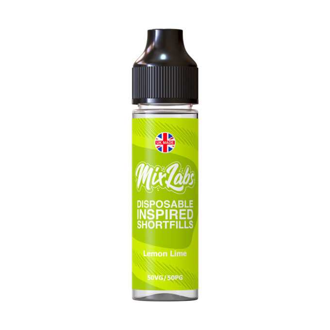 Mix Labs Disposable Inspired 50ML Shortfill (50VG/50PG) lemon lime