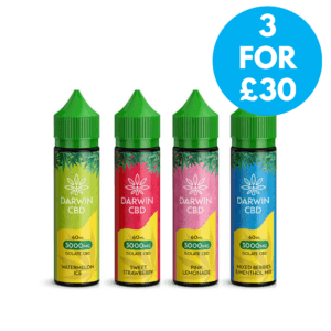 Darwin 3000mg Isolate CBD E-liquid 60ml