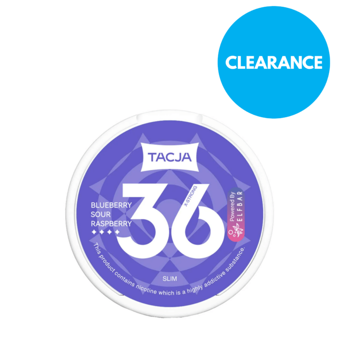 TACJA Snus by Elf Bar - 36mg Nicotine Pouches CLEARANCE