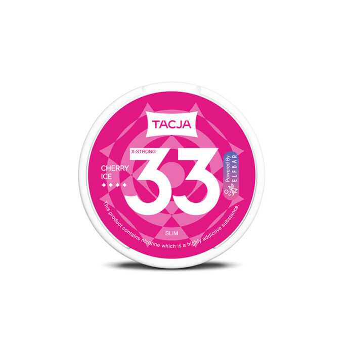 TACJA by Elf Bar - 33mg Nicotine Pouches cherry ice