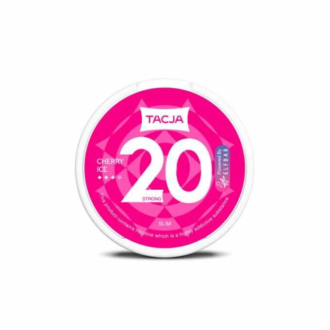 TACJA by Elf Bar - 20mg Nicotine Pouches cherry ice