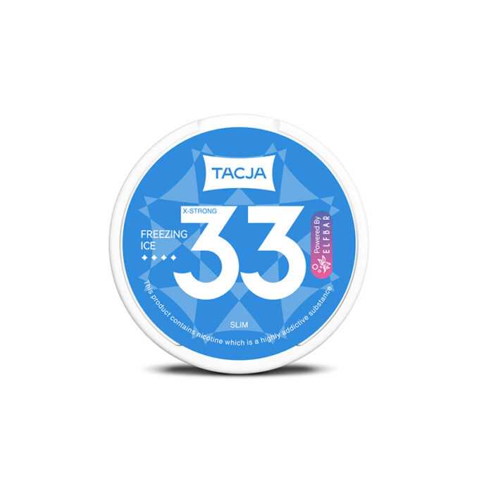 TACJA by Elf Bar - 33mg Nicotine Pouches freezing ice