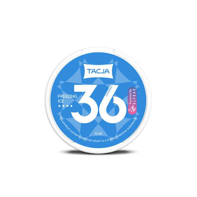 TACJA by Elf Bar - 36mg Nicotine Pouches freezing ice
