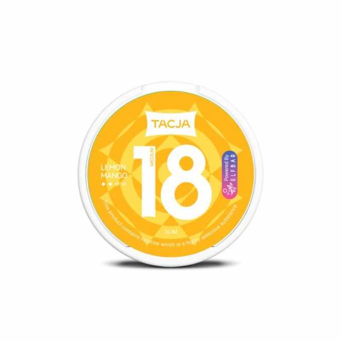 TACJA by Elf Bar - 18mg Nicotine Pouches lemon mango