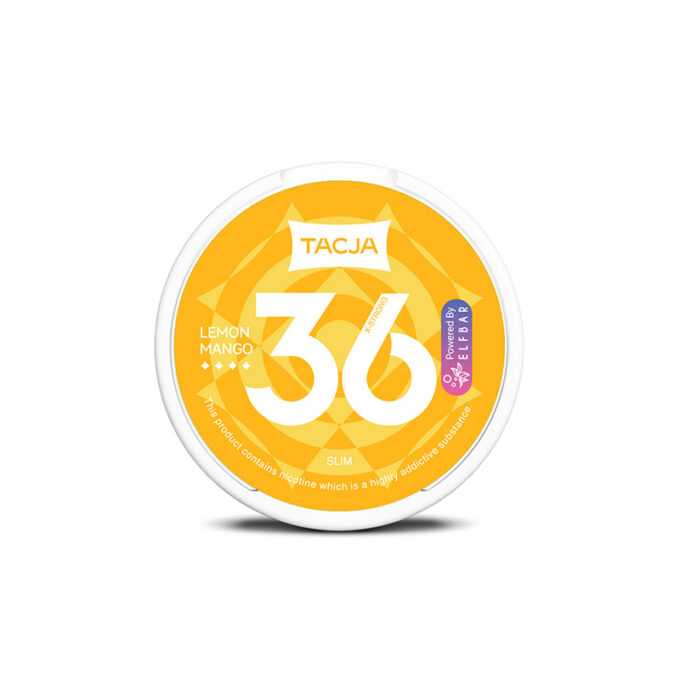 TACJA by Elf Bar - 36mg Nicotine Pouches lemon mango