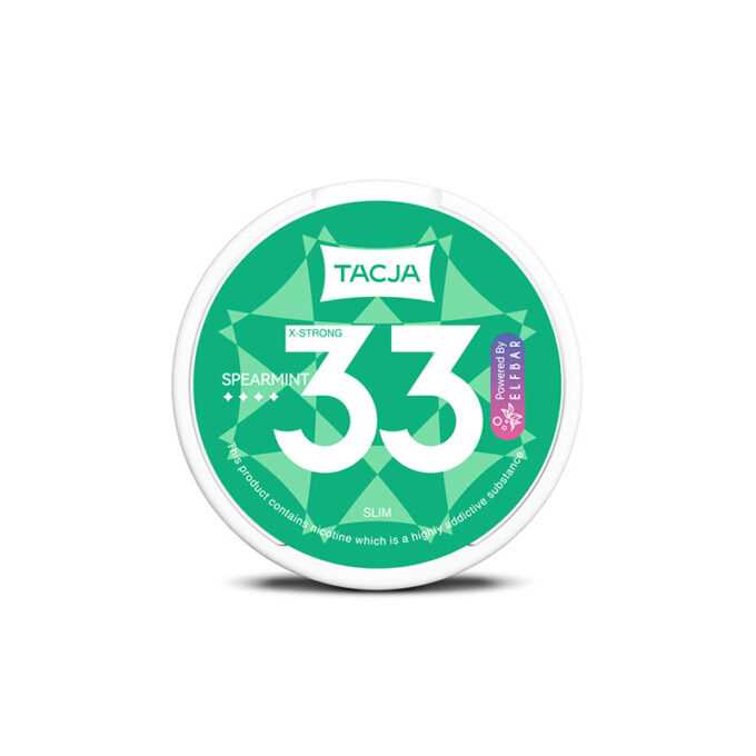 TACJA by Elf Bar - 33mg Nicotine Pouches spearmint