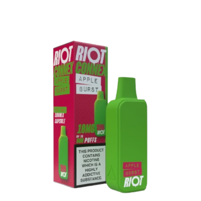 10mg Riot Connex Replacement Pod Capsules apple burst