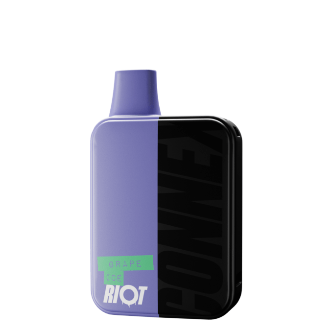 10mg Riot Connex Vape Device 1200 puffs grape ice