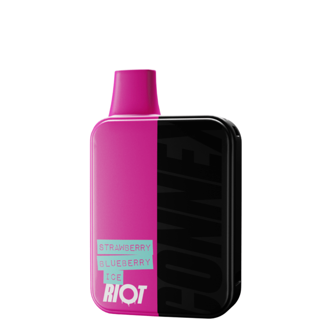 10mg Riot Connex Vape Device 1200 puffs strawberry blueberry ice