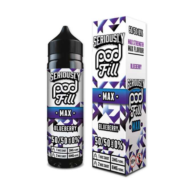 Doozy Seriously Podfill Max 40ML Shortfill (50VG/50PG) blueberry