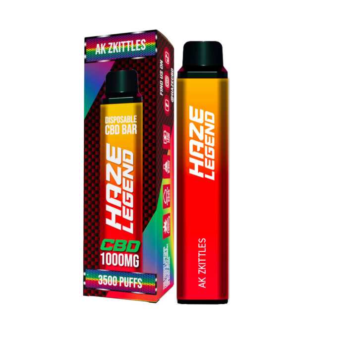 Haze Legend 1000mg CBD Vape 3500 Puffs