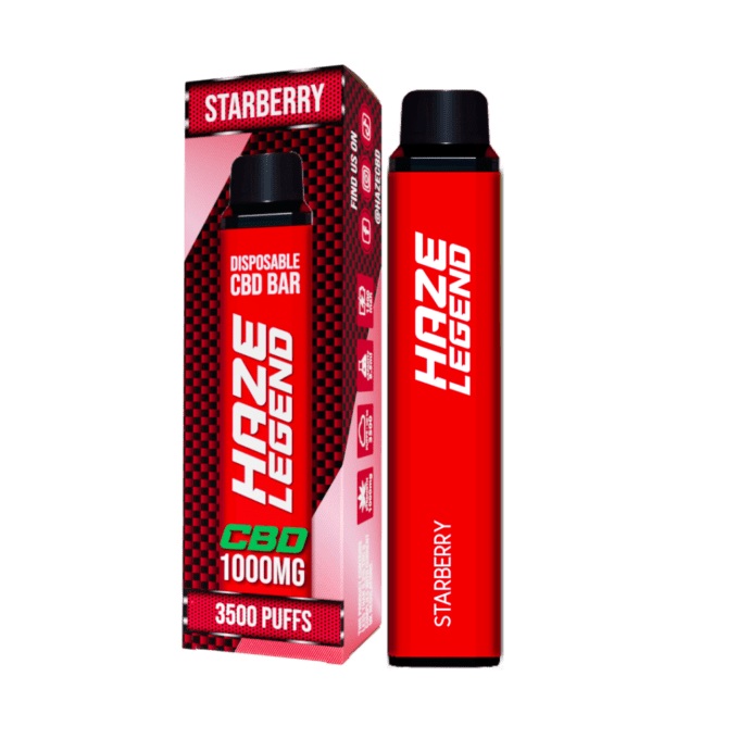 Haze Legend 1000mg CBD Vape 3500 Puffs