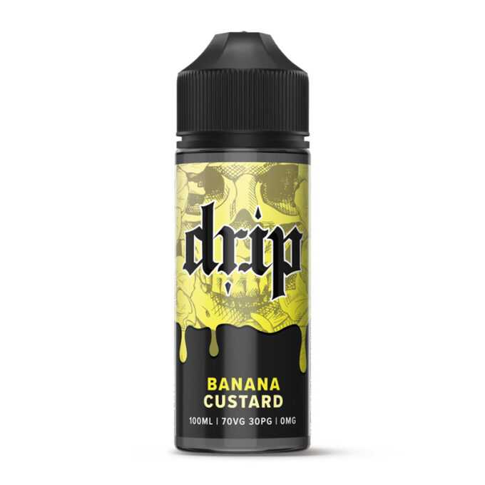 Drip 100ml Shortfill E-liquid banana custard