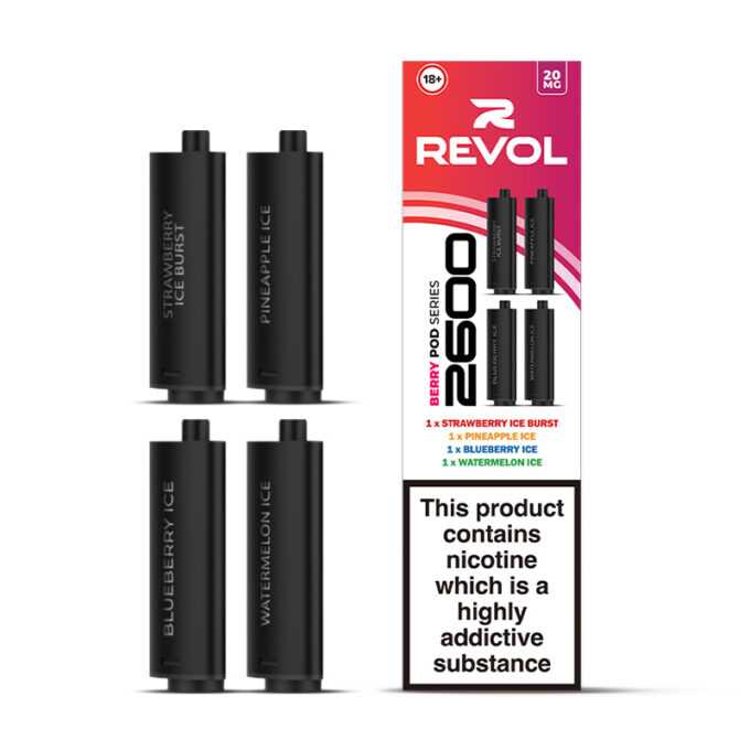 Revol 2600 4 In 1 Prefilled Replacement Pods