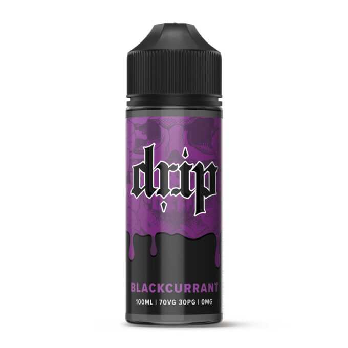 Drip 100ml Shortfill E-liquid blackcurrant