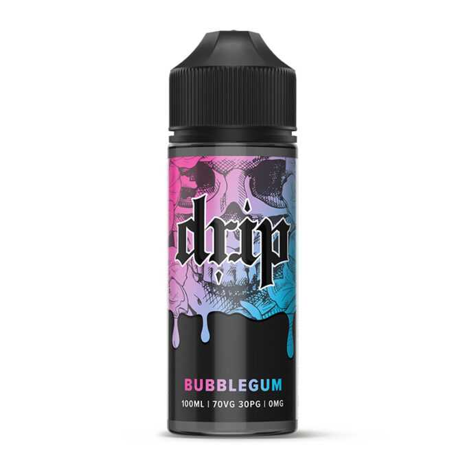 Drip 100ml Shortfill E-liquid bubblegum