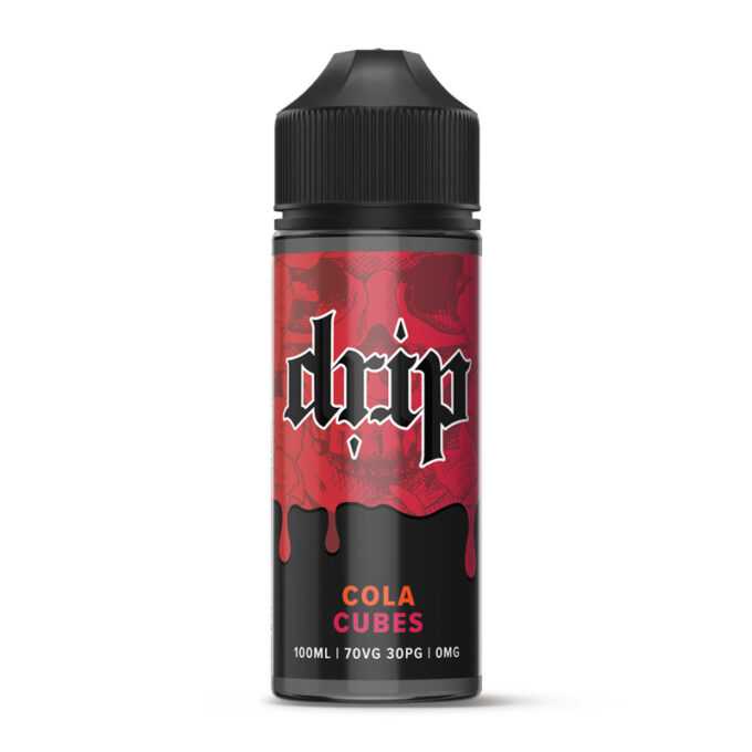 Drip 100ml Shortfill E-liquid cola cubes