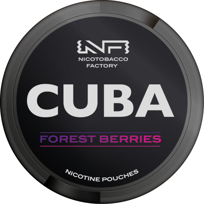 CUBA Black Snus Nicotine Pouches 66mg
