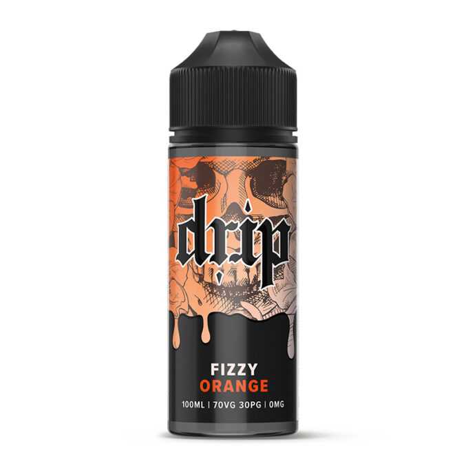 Drip 100ml Shortfill E-liquid fizzy orange