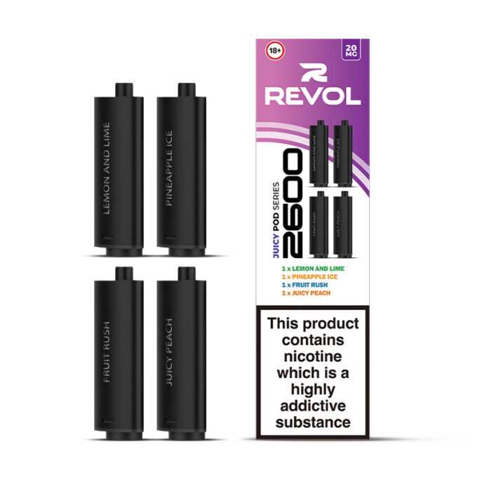 Revol 2600 4 In 1 Prefilled Replacement Pods