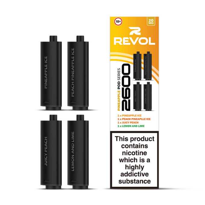 Revol 2600 4 In 1 Prefilled Replacement Pods