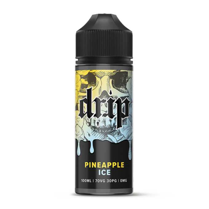 Drip 100ml Shortfill E-liquid pineapple ice