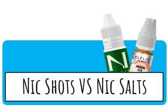 What's the difference between nic shots and nic salts_