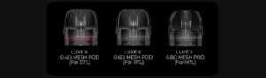 vaporesso luxe xr pod coil compatability
