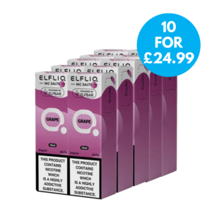 Box Of 10 - 5mg (0.5%) ELFLIQ By Elf Bar Multipack