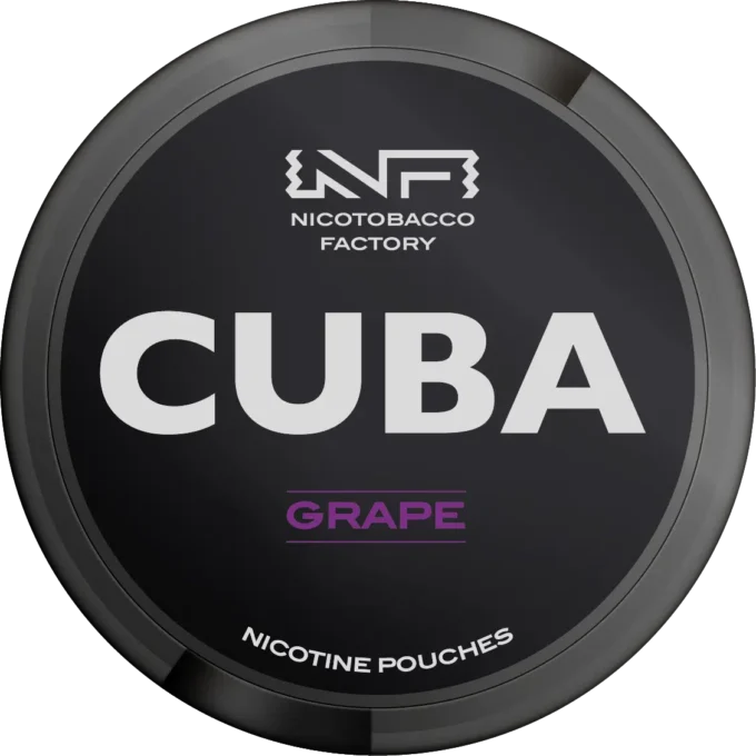 CUBA Black Snus Nicotine Pouches 66mg