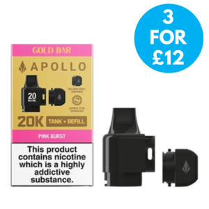 Gold Bar Apollo 20K Replacement Tank And Refill