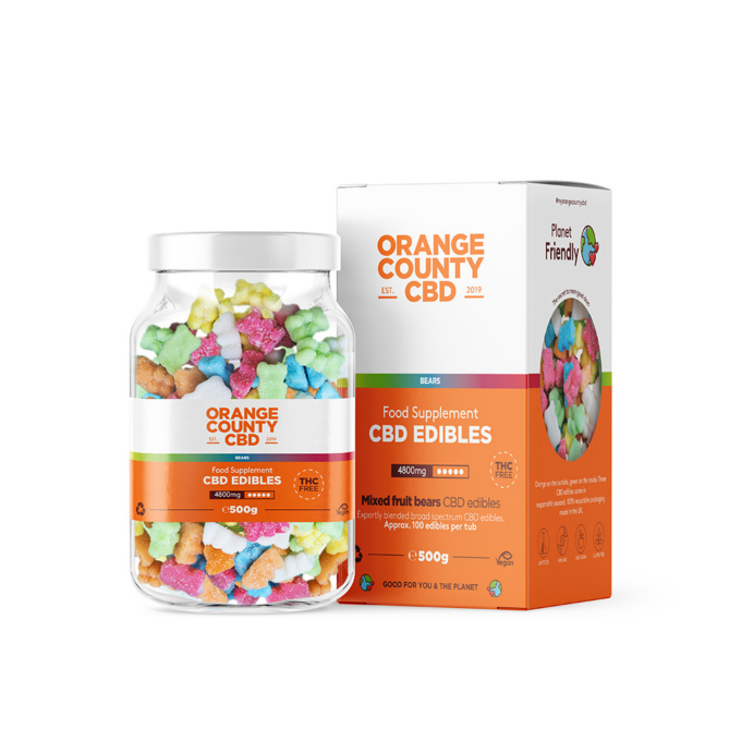 Orange County 4800mg CBD Gummies Large Tub