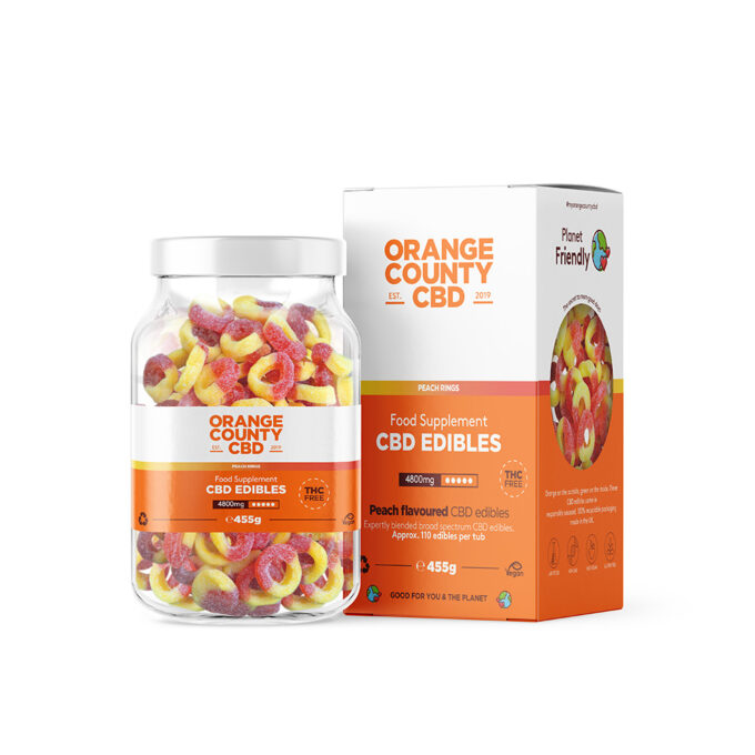 Orange County 4800mg CBD Gummies Large Tub