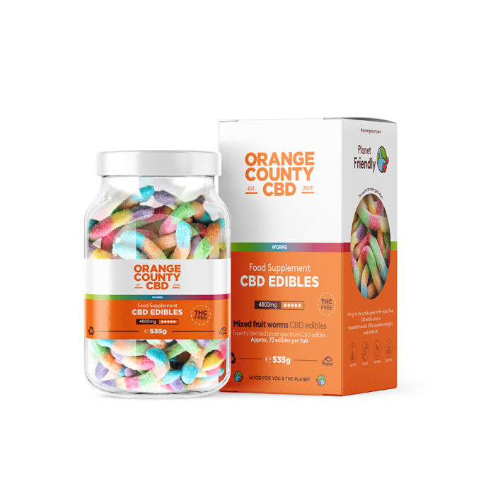 Orange County 4800mg CBD Gummies Large Tub