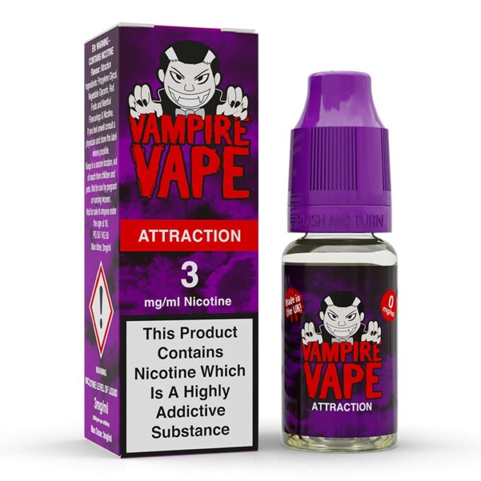 6mg Vampire Vape freebase E-liquids (50VG/50PG)