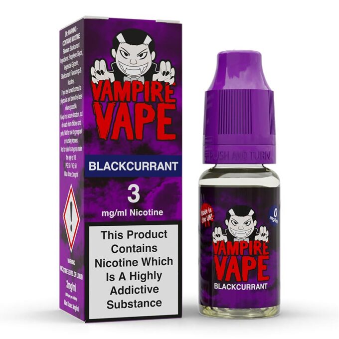 6mg Vampire Vape freebase E-liquids (50VG/50PG)