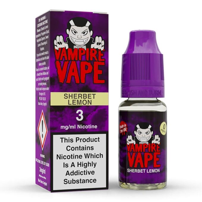 6mg Vampire Vape freebase E-liquids (50VG/50PG)
