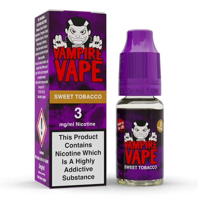 6mg Vampire Vape freebase E-liquids (50VG/50PG)