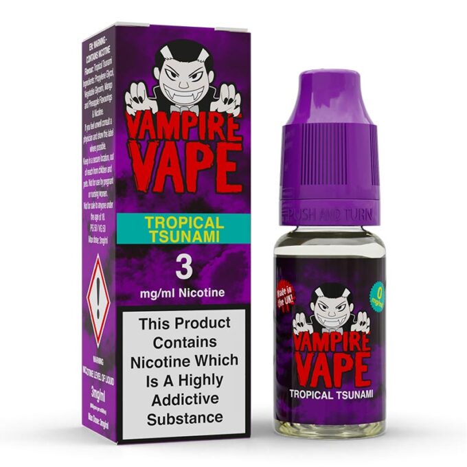 6mg Vampire Vape freebase E-liquids (50VG/50PG)