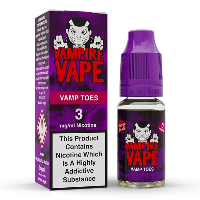 6mg Vampire Vape freebase E-liquids (50VG/50PG)