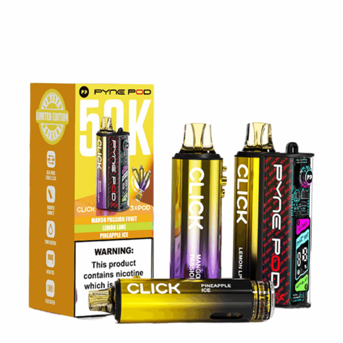 Pyne Click 50k Prefilled Pod Vape Kit