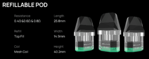 compatible pods Elux P1